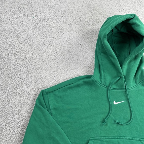 Nike Center Swoosh Phoenix Fleece Hoodie Women Medium Green Logo DQ5858-365 - Picture 9 of 16